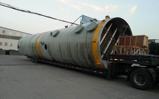 玻璃鋼隧道窯脫硫塔永恒