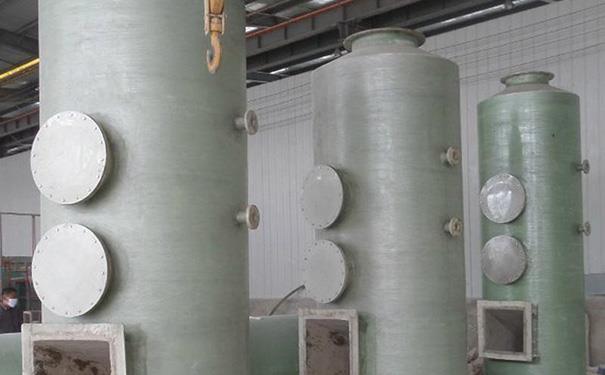 山丹焦化廠玻璃鋼脫硫塔